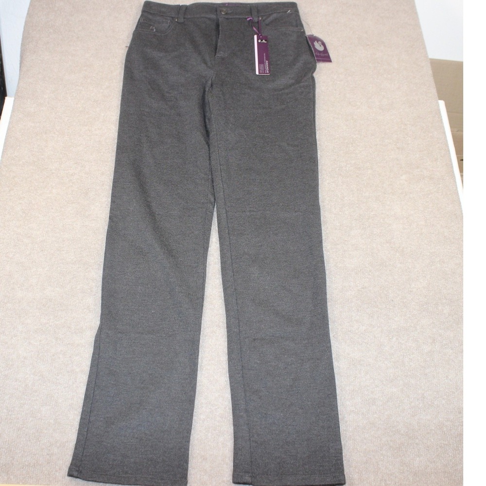 Gloria Vanderbilt Amanda Heritage Fit Tapered Leg Jeans Gray Size 4 Average NWT